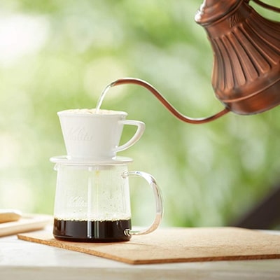 Close-Up of a Kalita Wave Pour-Over Dripper