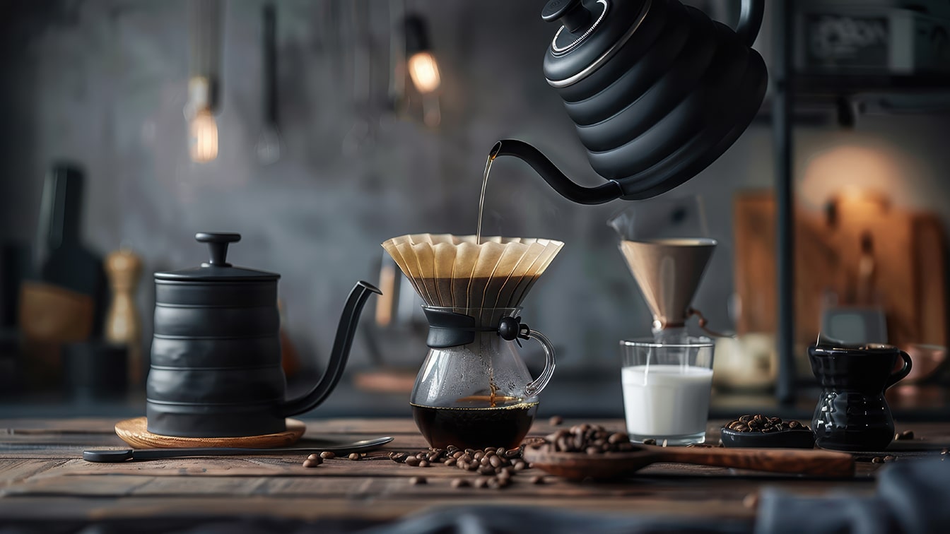 Pour-Over Coffee Setup