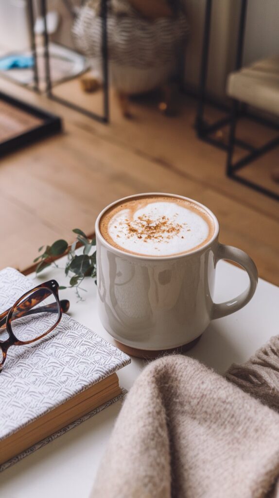 Vanilla Latte Recipe Starbucks Coffee Recipes Classic Starbucks Coffee Recipes — Simple Vanilla Latte in a White Ceramic Mug Topped with Frothy Milk and Cinnamon