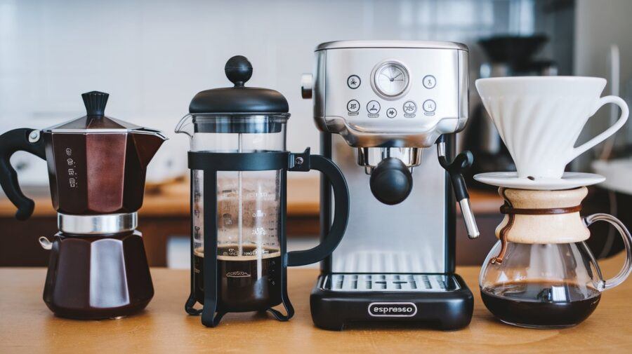 Moka Pot French Press Espresso and Pour Over
